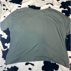 American Eagle size xxs open back green shirt